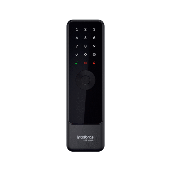 176116-1200-auto MFD 3001 D Fechadura Inteligente de Embutir sem Maçaneta Intelbras