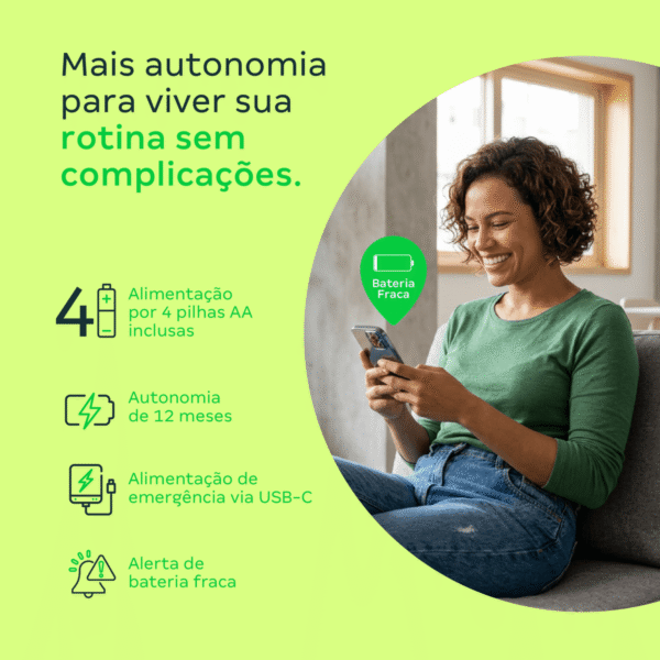 176999-1200-auto MFD 7001 D Fechadura Inteligente de Embutir sem Maçaneta Intelbras
